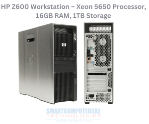 HP Z600 Workstation – Xeon 5650 Processor, 16GB RAM, 1TB Storage