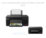 Canon PIXMA G3430 Inkjet A4 4800 x 1200 DPI Wi-Fi