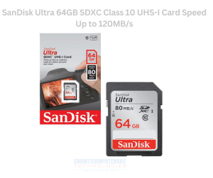 SanDisk Ultra 64GB SDXC Class 10 UHS-I Card Speed Up to 120MB/s