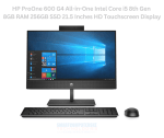 HP ProOne 600 G4 All-in-One Intel Core i5 8th Gen 8GB RAM 256GB SSD 21.5 Inches HD Display