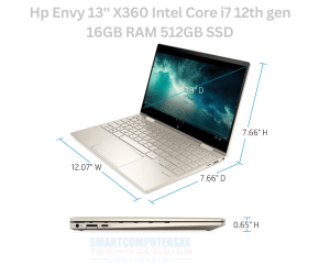 Hp Envy 13 X360 Intel Core i7 12th gen 16GB RAM 512GB SSD 13″
