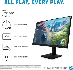HP X27q 27 inch QHD IPS HDR Gaming Monitor