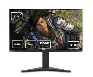 Lenovo G32qc-10 31.5-inch QHD Curved Gaming Monitor 1440p