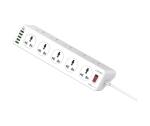 OLA 10 OLA-MP10610 Way Surge protector with 6 USB Ports 30W PD+QC